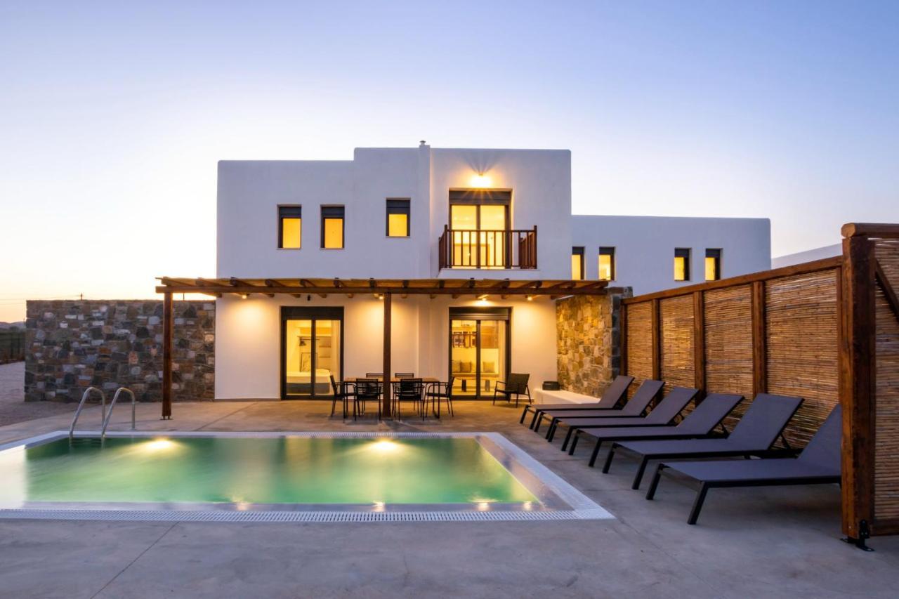 Cato Agro 5, Seafront Villa With Private Pool Afiartis Zewnętrze zdjęcie