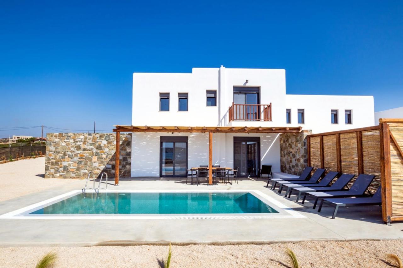 Cato Agro 5, Seafront Villa With Private Pool Afiartis Zewnętrze zdjęcie